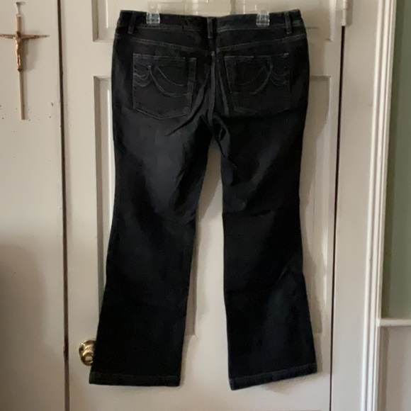 Stylish Black Denim Jeans DKNY PLUS SIZE 20 - Picture 6 of 10